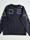 Spyder Spell-Out Black Crewneck Sweatshirt – (XL)