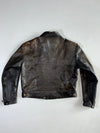 Raider Vintage Brown Café Racer Jacket (S)