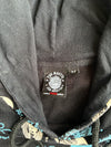 Jizo Bosatsu “The Master” Graphic Hoodie – Black Multi Print  (S/M)