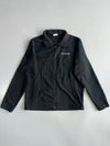 Columbia Black Fleece-Lined Softshell Zip Jacket (M)