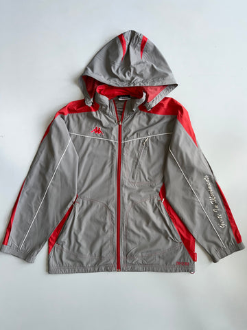 Kappa Aerotec Hooded Windbreaker Jacket (XL)