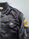 S&Y Boutique Vintage MA-1 Flight Bomber Jacket – Black Military Patches – “J. Sekimizu”(S)