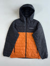 Columbia Black & Orange Omni-Heat Hooded Puffer Jacket (L)