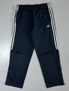 Adidas Track Pants — Navy/White/Blue Logo Elastic (W:36|L:41)
