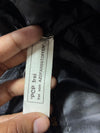 Vintage Black Leather High Waist Biker Pants with Belt & Ankle Zips (W:32) (L:43)