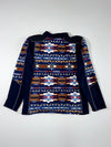 Mouflon Aztec Print Half-Zip Fleece Pullover (M)