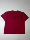Harley-Davidson Motor Cycles Winged Crest Graphic T-Shirt – Crimson Red (2XL)