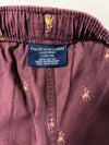Polo Ralph Lauren Maroon All-Over Pony Print Lounge Pants (W:34) (L:42)