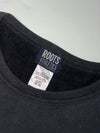 Roots Athletics Canada Black Beaver Logo Crewneck Sweatshirt – Made in Canada (2XL/3XL)
