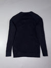 Tommy Hilfiger Black Ribbed Knit Crewneck Sweater (S/M)