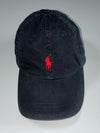 Polo Ralph Lauren Black Pony Cap (Adjustable)