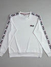 Fila Taped Sleeve Crewneck Sweatshirt – White (M)