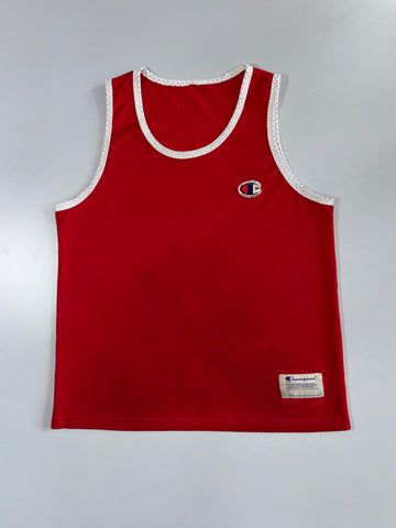 Champion | Reversible Mesh Tank | Red/White (M)