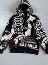 Baby Milo (BAPE) | Japan Map All-Over Print Full-Zip Hoodie (M)