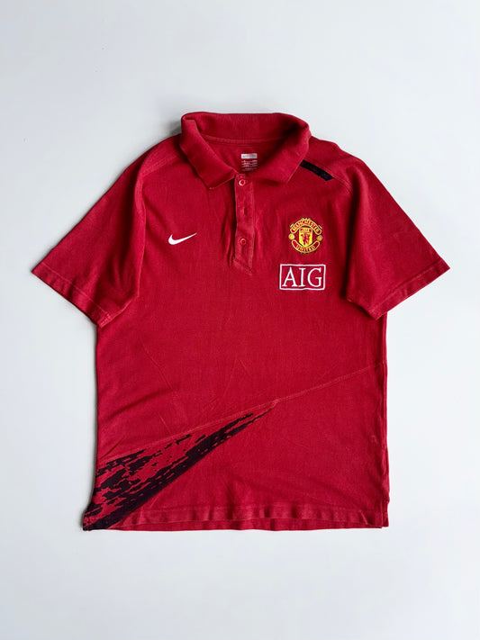 Manchester United x Nike AIG Vintage Maroon Polo (Size M)