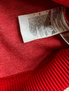 Adidas Originals Red 3-Stripes Full-Zip Hoodie with Gold Trefoil (M)