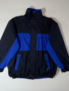 Reebok Vintage Reversible Colourblock Track Jacket – Black/Royal Blue (XL)
