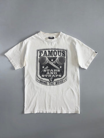 Famous Stars and Straps | “Bring The Noise” Graphic Tee White (S)