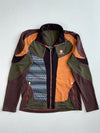 Vintage Black Yak Namaste Patchwork Fleece Jacket(L)