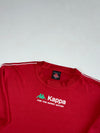 Y2K Kappa Red Mesh Long Sleeve Jersey – “For The Spirit Within” – Sleeve Piping (2XL)