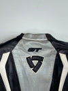 REV’IT! Black & Silver Genuine Leather Armoured Racing Jacket Padded (M)