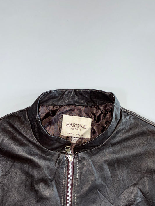 Barone Firenze Premium Original Leather Jacket (M)