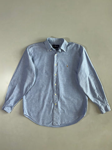 Ralph Lauren Blue Oxford Button-Down (M)