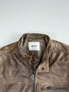 Gas Premium Original Bomber Leather Jacket (M)