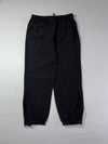 Crane Black Windbreaker Track Pants (W:34) (L:41)