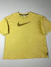Nike | Applique Swoosh Tee Yellow | (2XL)