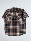 Lacoste Plaid Short Sleeve Button-Up Shirt (L)