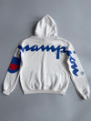 Supreme x Champion Big Script Hoodie White (M)