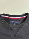 Tommy Hilfiger Flag Logo Crewneck Sweatshirt – Black (L)