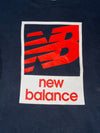 New Balance Big Box Logo Crewneck Sweatshirt – Navy (L)