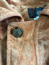 Vintage Tan Suede Bomber Jacket(L)