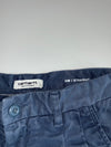 Carhartt Navy Pleated Chino Trousers (W:28|L:41)
