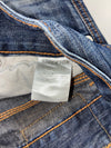 Stockton Heavy Wash Distressed Straight Leg Denim Jeans (W:36) (L:46)