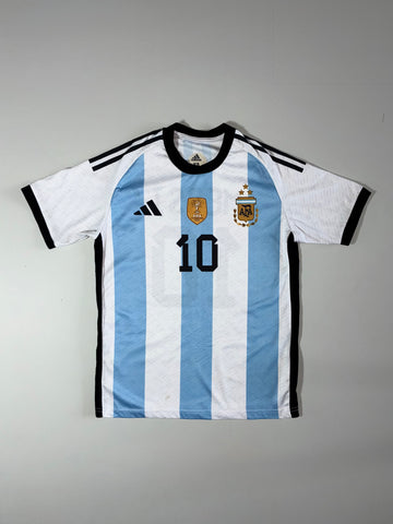 Adidas | Argentina Messi #10 Home Jersey White/Blue (XS)
