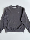 Champion Eco Charcoal Grey Embroidered Logo Crewneck Sweatshirt  (M)