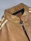 Super Premium Leather Trefoil Track Jacket (M)