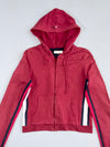 Tommy Jeans (Tommy Girl) | Full-Zip Hoodie | Maroon Red (S)