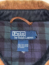 Polo Ralph Lauren Black Harrington Jacket w/ Corduroy Collar (L)