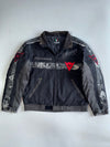 Dainese Belize Black grey Dragon Print Textile Jacket with Detachable Arm (XL)