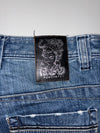 Jico Japanese Oni Embroidered Baggy Jorts (W:34) (L:26.5)