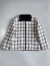Burberry London Reversible Nova Check Embroidered Equestrian Knight Puffer Jacket (M)