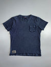 Tommy Hilfiger Indigo Striped Pocket Tee MCMLXXXV Patch Navy (M)