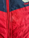 New Balance 06 Embroidered Quilted Colorblock Side Stripe Track Jacket Red (S)