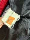 Fine Lead Wool Varsity Jacket — Red & Navy (L)