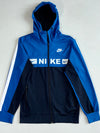 Nike Spell-Out Hooded Track Jacket – Royal Blue/Navy (S)