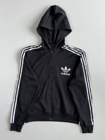 Adidas Originals Black Trefoil Zip Hoodie (XL)